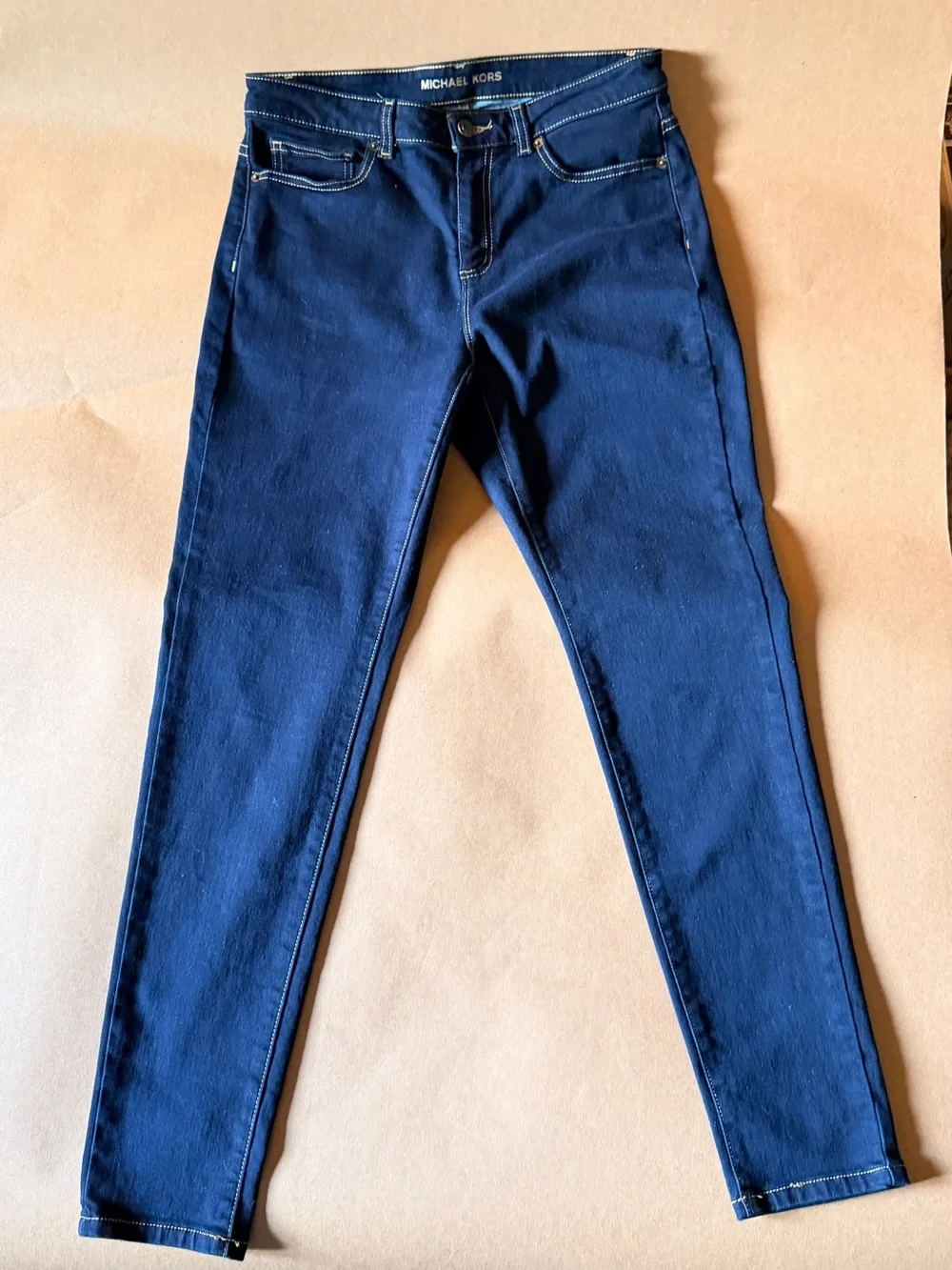 Michael Kors Women's Dark Blue Skinny Jeans Sz 10